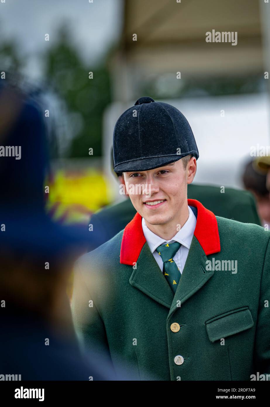 The Showground, Peterborough, Großbritannien – das Festival of Hunting feiert neben Fox Hounds auch Beagles, Harriers und Basset Hounds und ist damit eine der größten aktiven Dufthunde-Shows der Welt Stockfoto