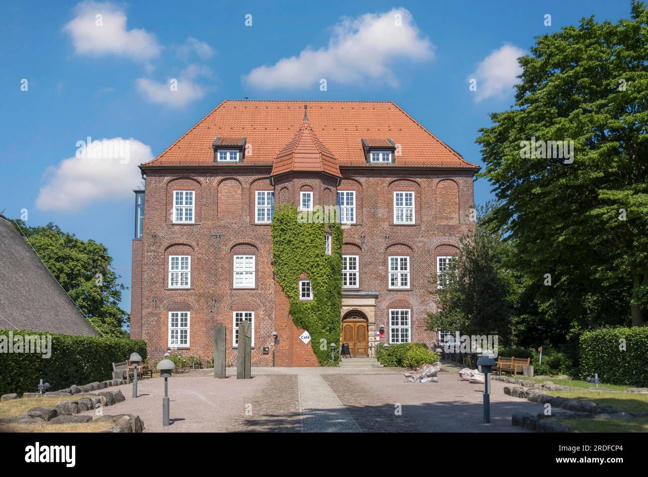 Schloss Agathenburg, erbaut als Landsitz von Graf Hans Christoph von Koenigsmarck, Agathenburg, Altes Land, Niedersachsen Stockfoto