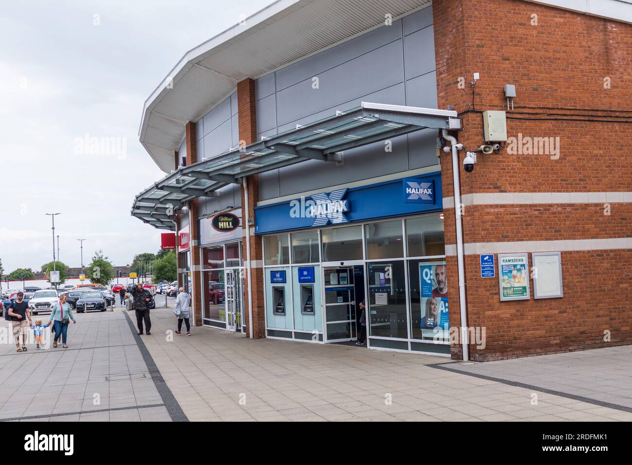 Halifax Bank in Thornaby, England, Großbritannien Stockfoto