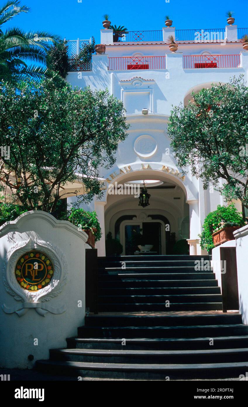 Hotel Relais La Palma, Insel Capri, Campania, Italien Stockfoto