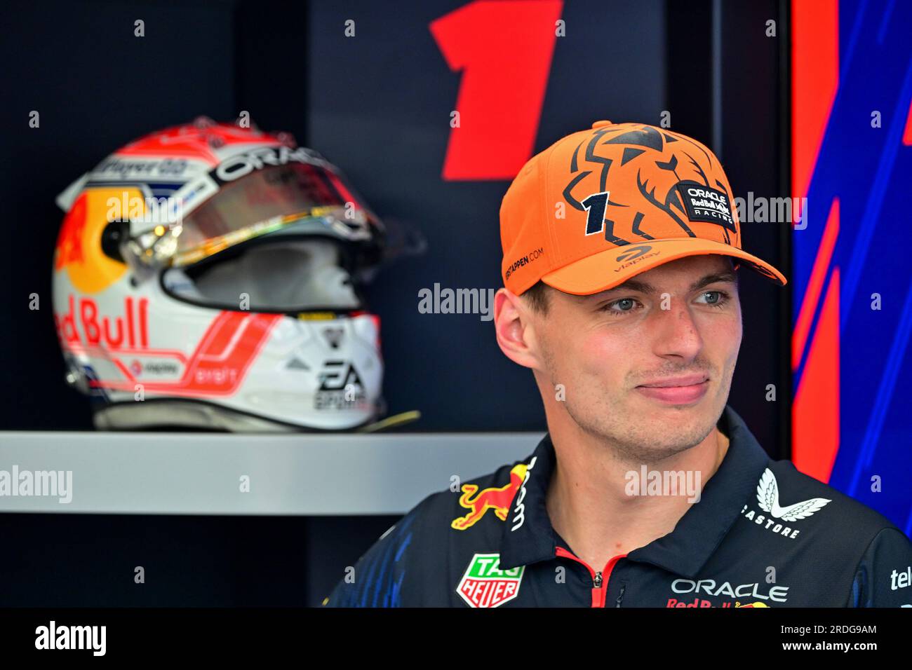 Budapest, Ungarn. 20. Juli 2023. #1 Max Verstappen (NLD, Oracle Red Bull Racing), F1 Grand Prix von Ungarn am 20. Juli 2023 bei der Hungaroring in Budapest, Ungarn. (Foto von HIGH TWO) dpa/Alamy Live News Stockfoto