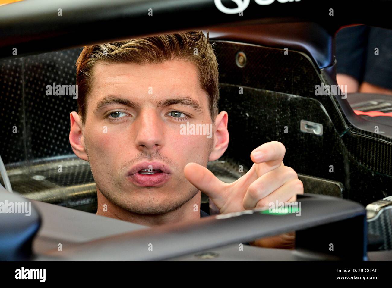 Budapest, Ungarn. 20. Juli 2023. #1 Max Verstappen (NLD, Oracle Red Bull Racing), F1 Grand Prix von Ungarn am 20. Juli 2023 bei der Hungaroring in Budapest, Ungarn. (Foto von HIGH TWO) dpa/Alamy Live News Stockfoto