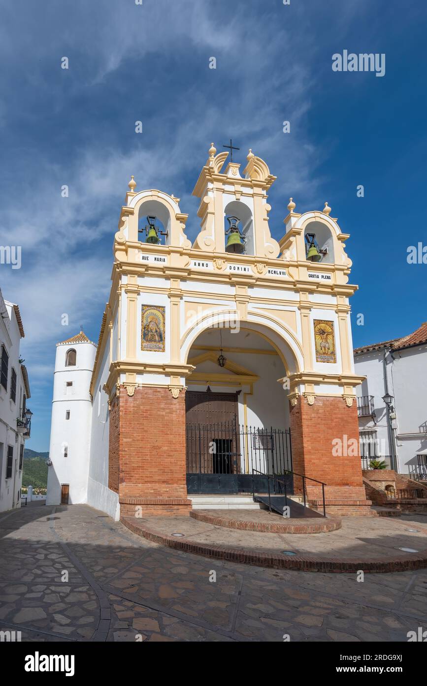 Kapelle San Juan de Letran - Zahara de la Sierra, Andalusien, Spanien Stockfoto