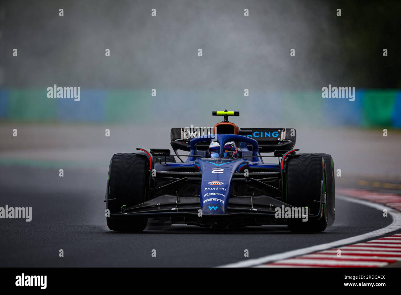 #02 Logan SarSergeant, (USA) Williams Mercedes während des ungarischen GP, Budapest, 20-23. Juli 2023, beim Hungaroring, Formel-1-Weltmeisterschaft 2023. Stockfoto