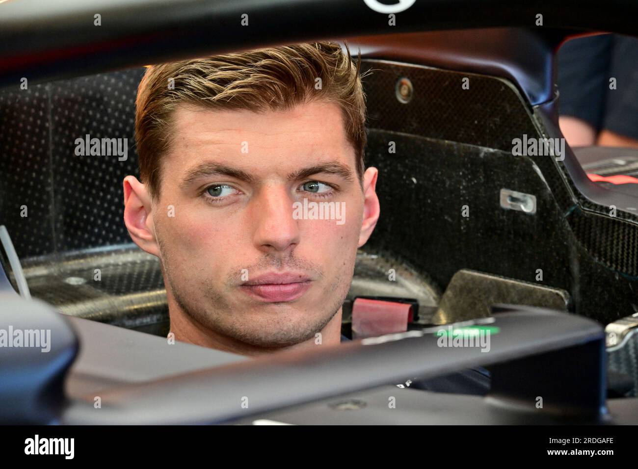 Budapest, Ungarn. 20. Juli 2023. #1 Max Verstappen (NLD, Oracle Red Bull Racing), F1 Grand Prix von Ungarn am 20. Juli 2023 bei der Hungaroring in Budapest, Ungarn. (Foto von HIGH TWO) dpa/Alamy Live News Stockfoto