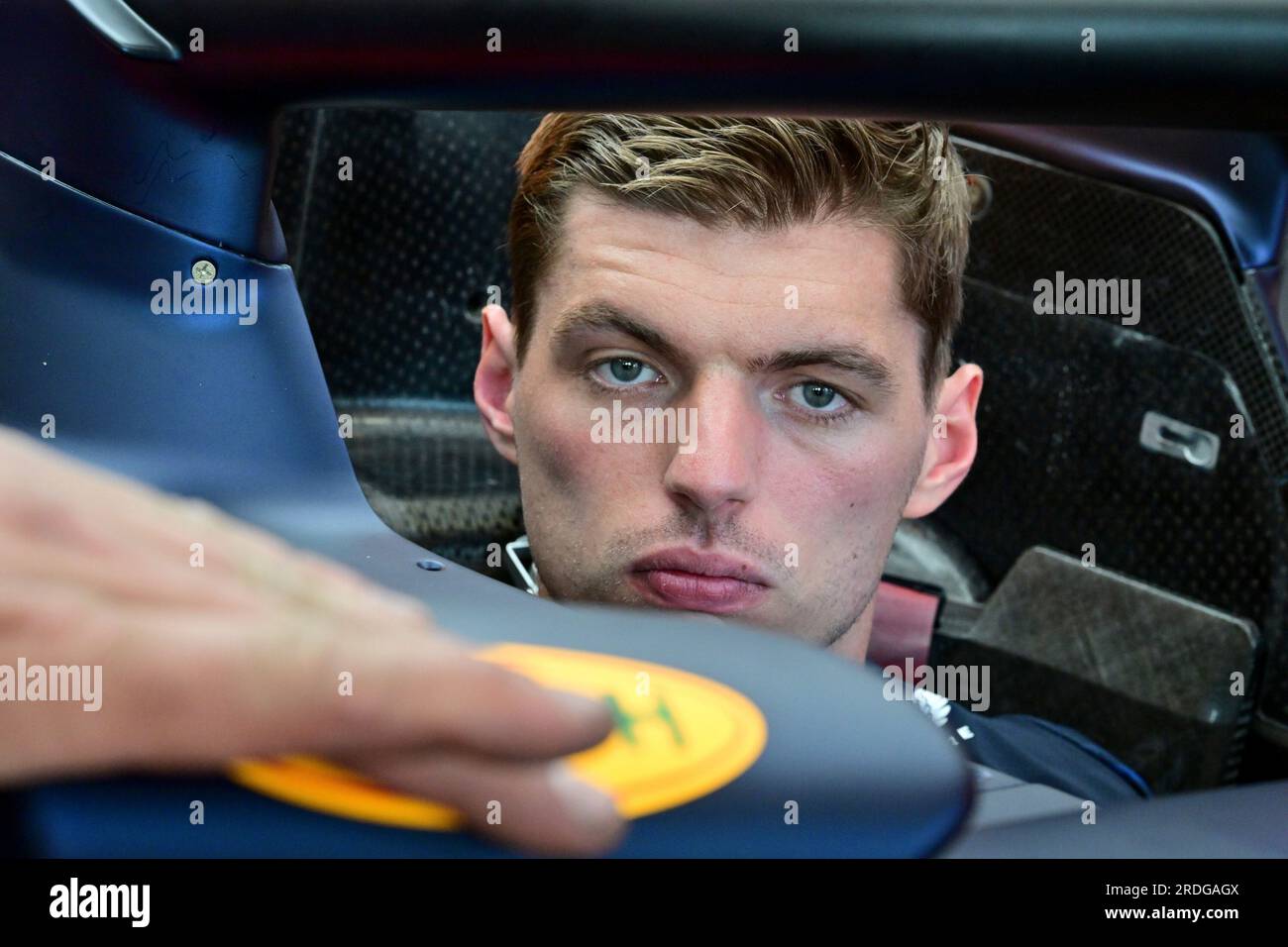 Budapest, Ungarn. 20. Juli 2023. #1 Max Verstappen (NLD, Oracle Red Bull Racing), F1 Grand Prix von Ungarn am 20. Juli 2023 bei der Hungaroring in Budapest, Ungarn. (Foto von HIGH TWO) dpa/Alamy Live News Stockfoto