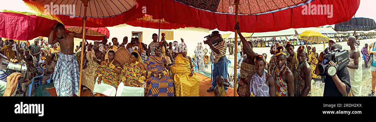 Hochzeitstag, Appiadu, Ghana Stockfoto