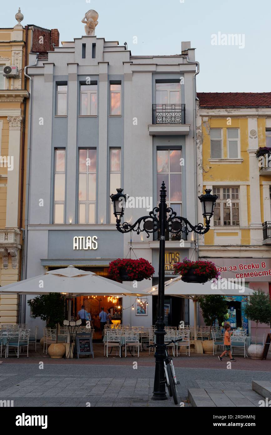 Plovdiv, Bulgarien, die älteste Stadt und die längste Fußgängerzone Europas. Stockfoto