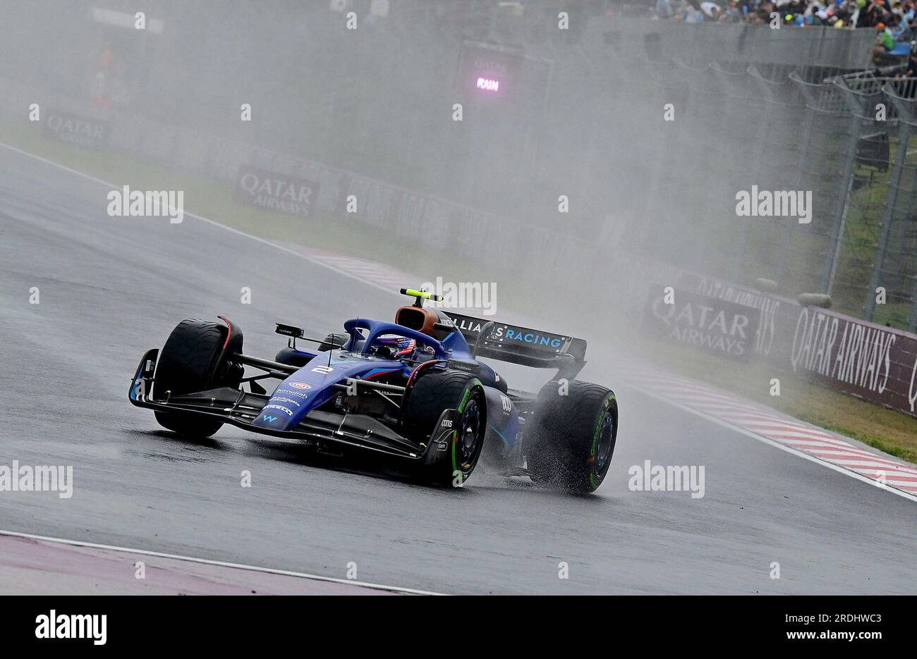 Budapest, Ungarn. 21. Juli 2023. 21. Juli 2023, Hungaroring, Budapest, Formel 1 Grand Prix von Ungarn 2023, im Bild Logan SarSergeant (USA), Williams Racing Credit: dpa/Alamy Live News Stockfoto