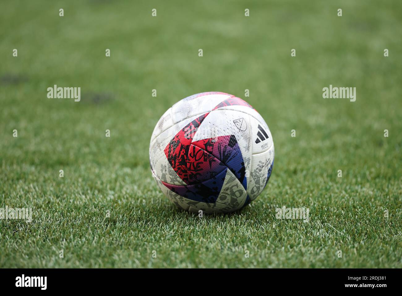 15. Juli 2023; Portland, Oregon, USA; Columbus Crew bei Portland Timbers in einem MLS-Spiel im Providence Park. (Foto: Al Sermeno/KLC fotos) Stockfoto