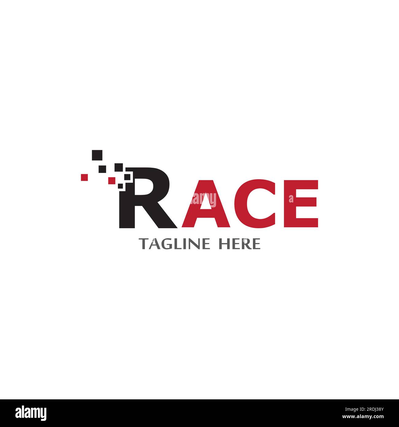 Race-flag Icon, einfaches Design Illustration Vektor Stock Vektor