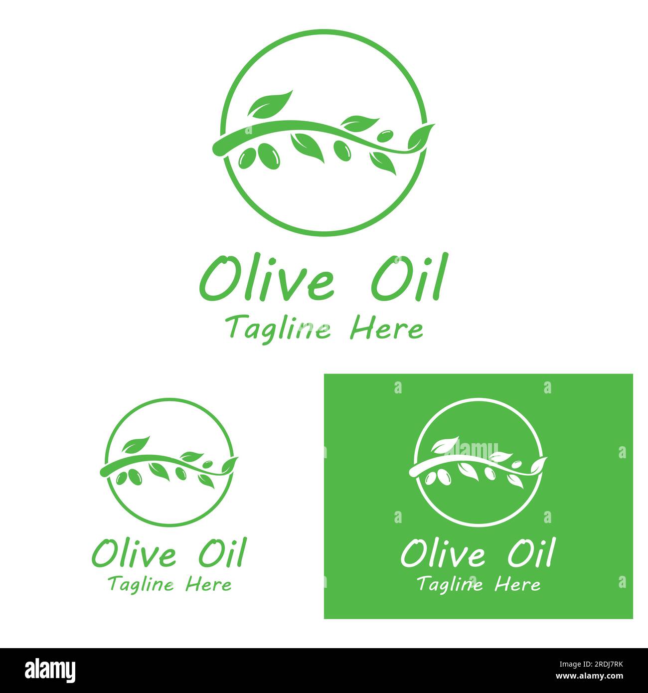 Vektordesign mit Olive-Symbolen Stock Vektor