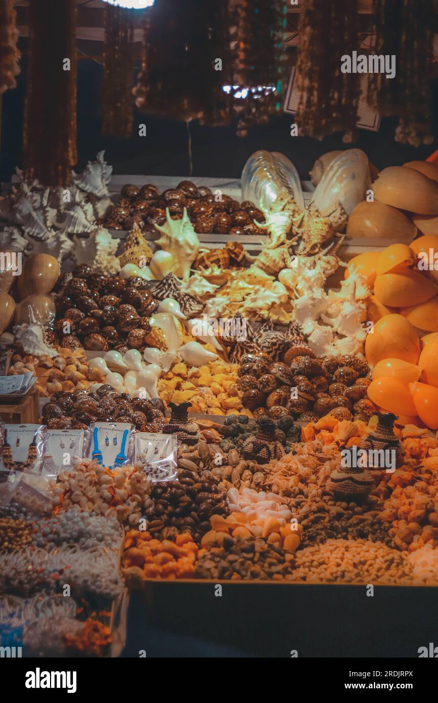 Schmuckkiosk, Stockfotos auf dem Basar von Coz Stockfoto