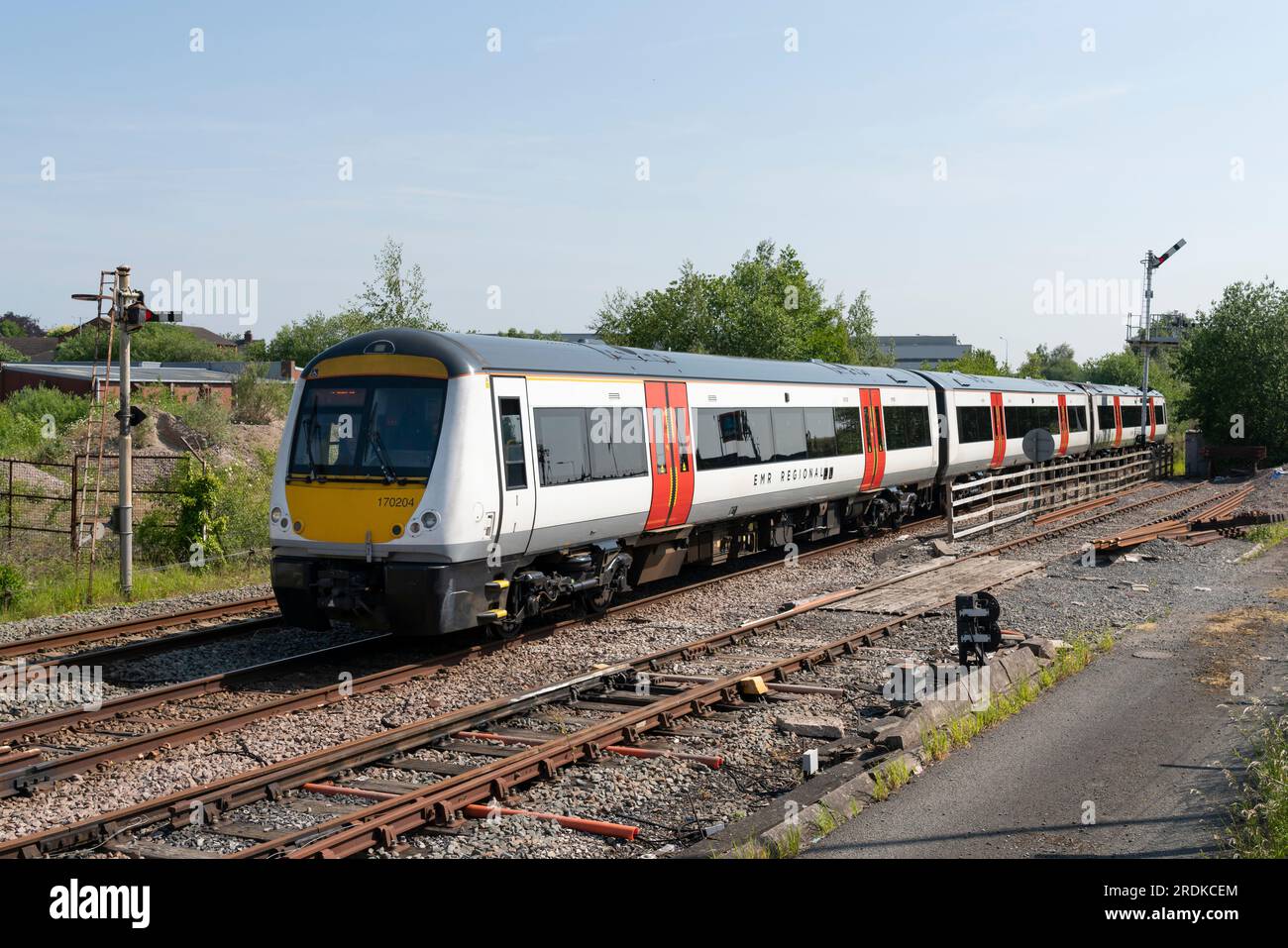 170204, 1K57, Newark Castle nach Crewe. Uttoxeter, Staffordshire, Großbritannien. 9. Juni 2023 Foto von Richard Holmes. Stockfoto