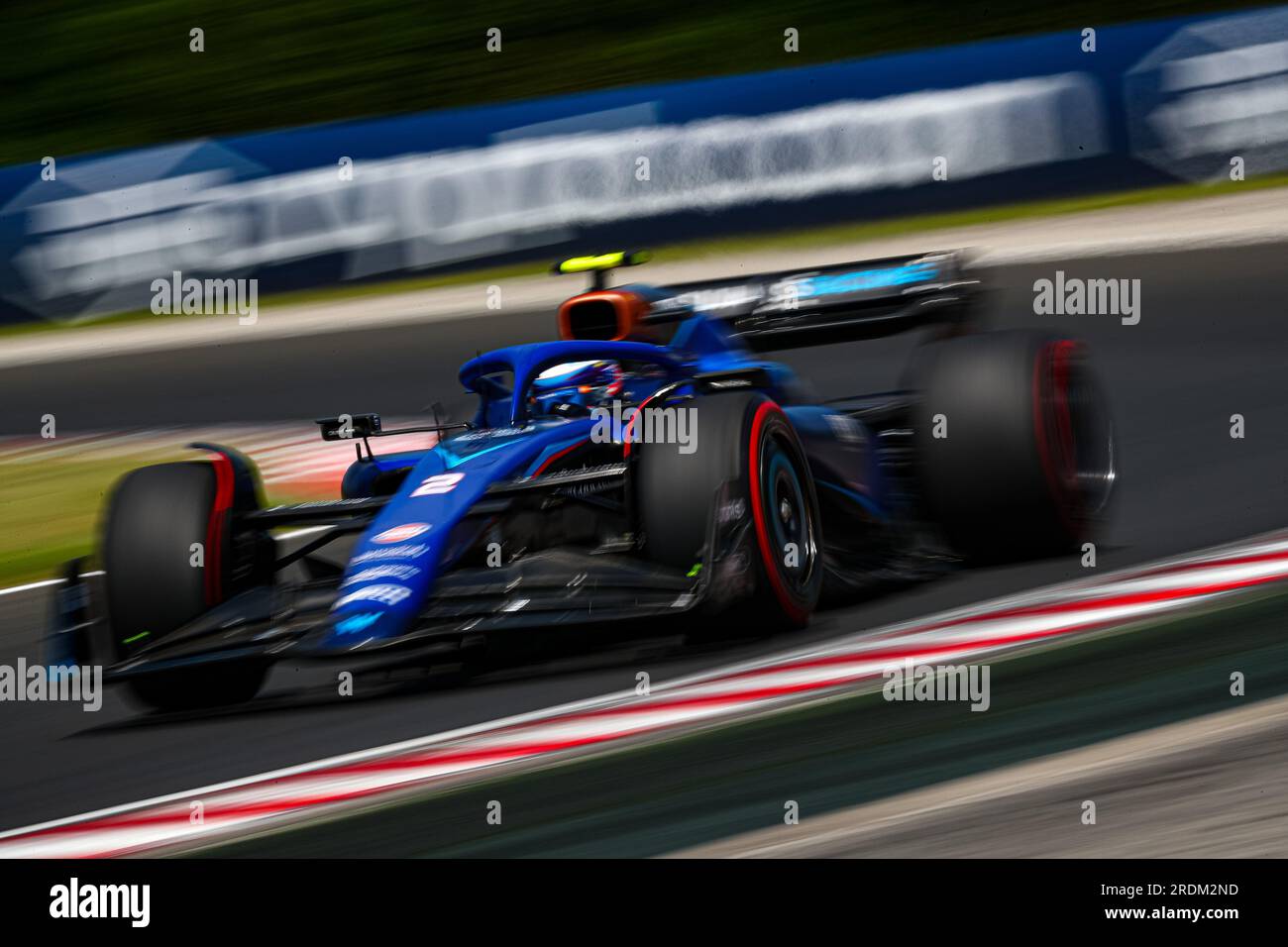 #02 Logan SarSergeant, (USA) Williams Mercedes während des ungarischen GP, Budapest, 20-23. Juli 2023, beim Hungaroring, Formel-1-Weltmeisterschaft 2023. Stockfoto