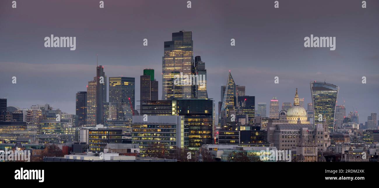 Großbritannien, England, London, City Pano vom Postgebäude 2023 Stockfoto