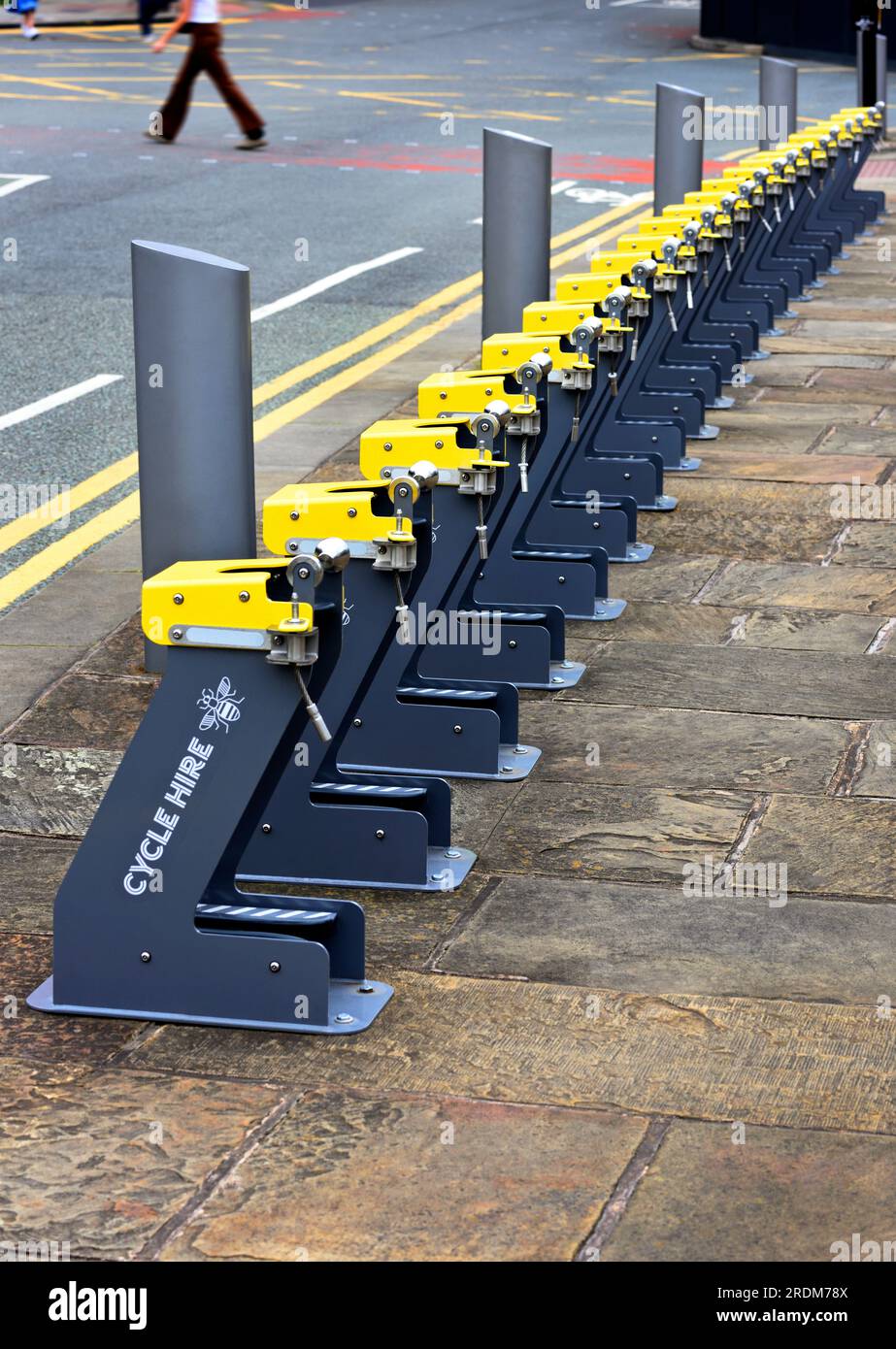 Manchester Stadtzentrum Stockfoto