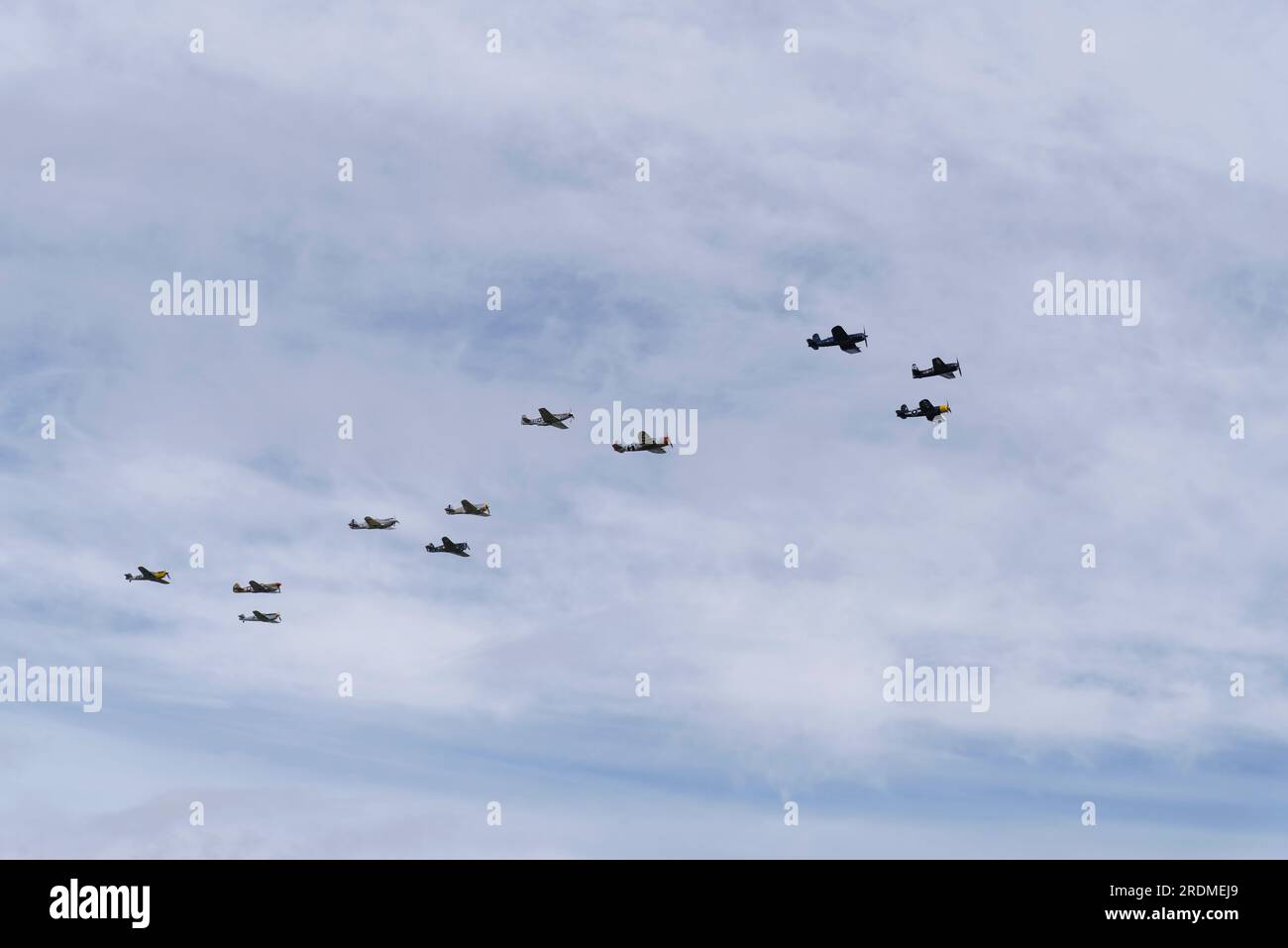 Balbo Formation, Flying Legends 2023, Church Fenton. Stockfoto