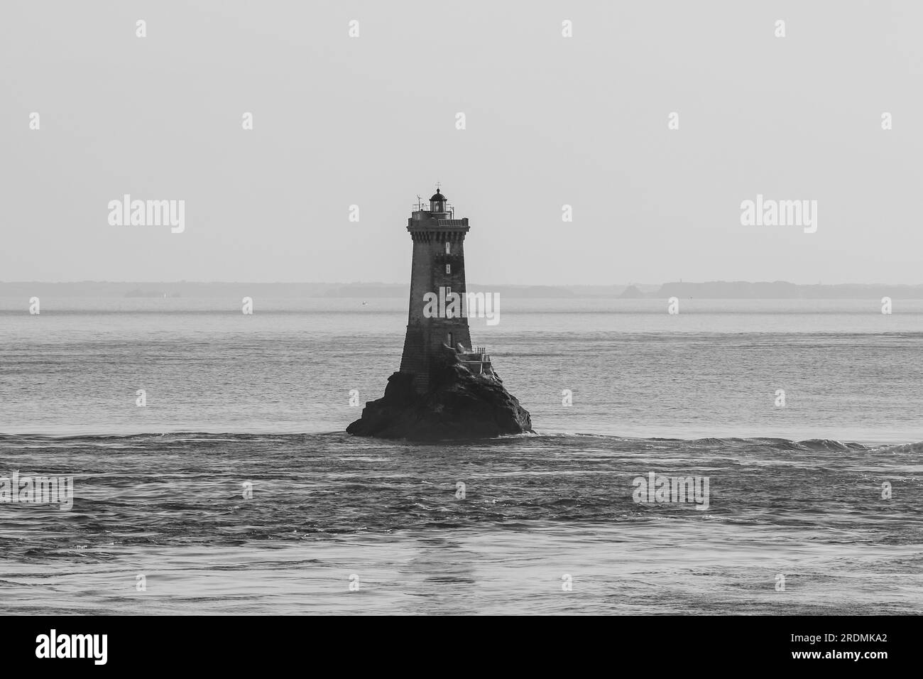 La Vielle Lighthouse, Bretagne, Frankreich - Juli 2023 Stockfoto