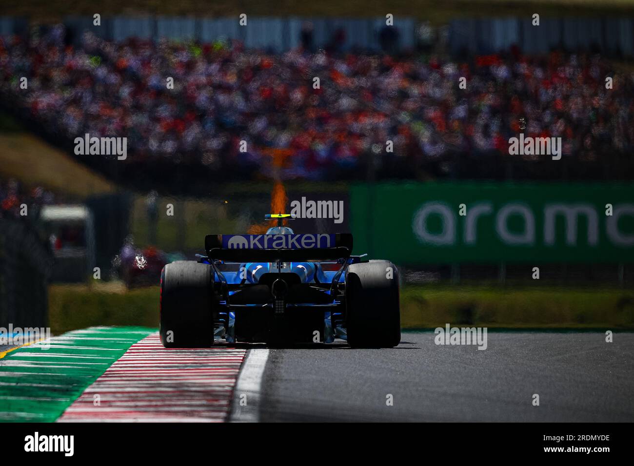 #02 Logan SarSergeant, (USA) Williams Mercedes während des ungarischen GP, Budapest, 20-23. Juli 2023, beim Hungaroring, Formel-1-Weltmeisterschaft 2023. Stockfoto
