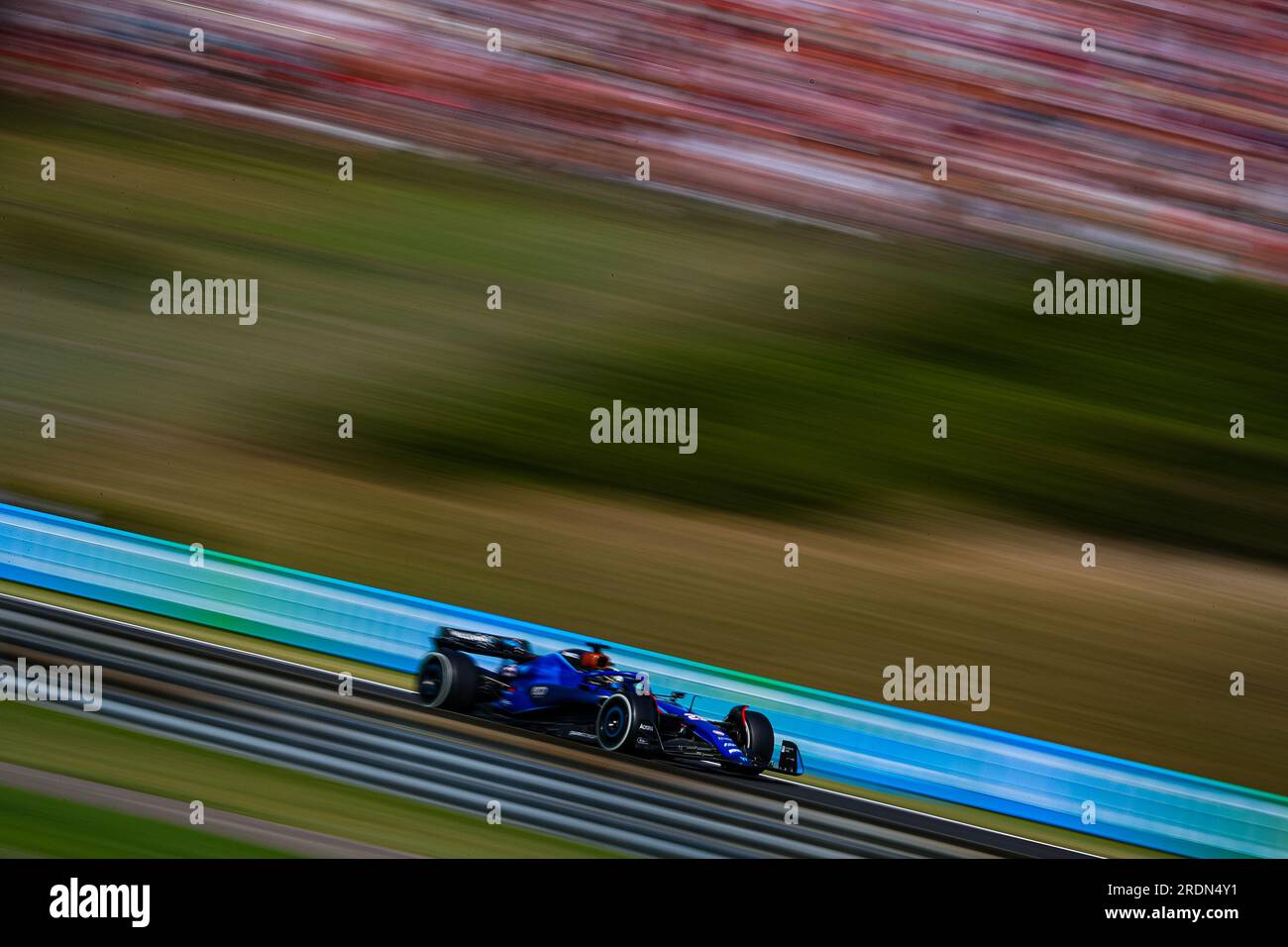 #02 Logan SarSergeant, (USA) Williams Mercedes während des ungarischen GP, Budapest, 20-23. Juli 2023, beim Hungaroring, Formel-1-Weltmeisterschaft 2023. Stockfoto