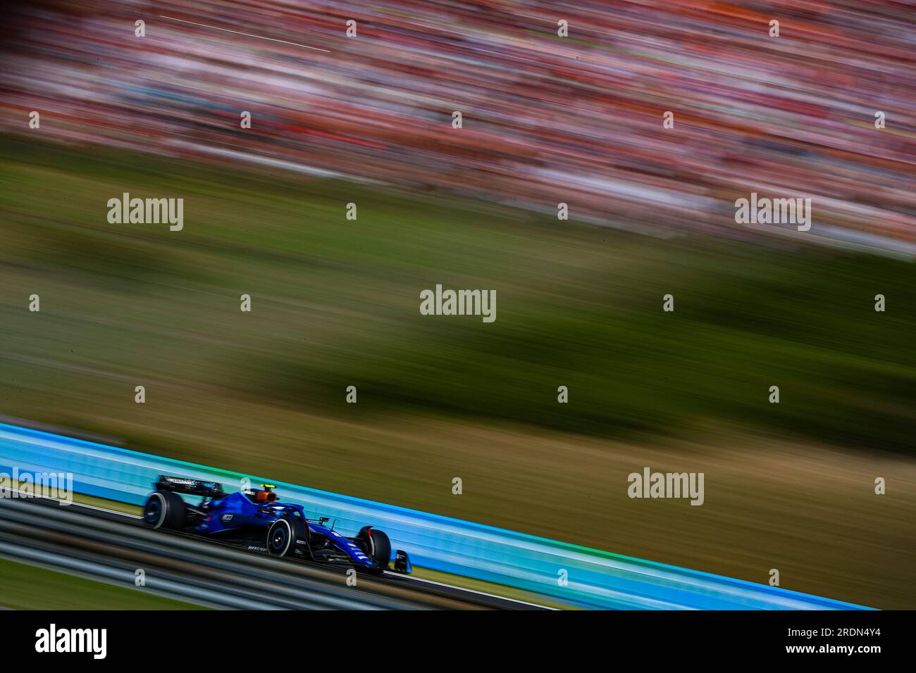 #02 Logan SarSergeant, (USA) Williams Mercedes während des ungarischen GP, Budapest, 20-23. Juli 2023, beim Hungaroring, Formel-1-Weltmeisterschaft 2023. Stockfoto