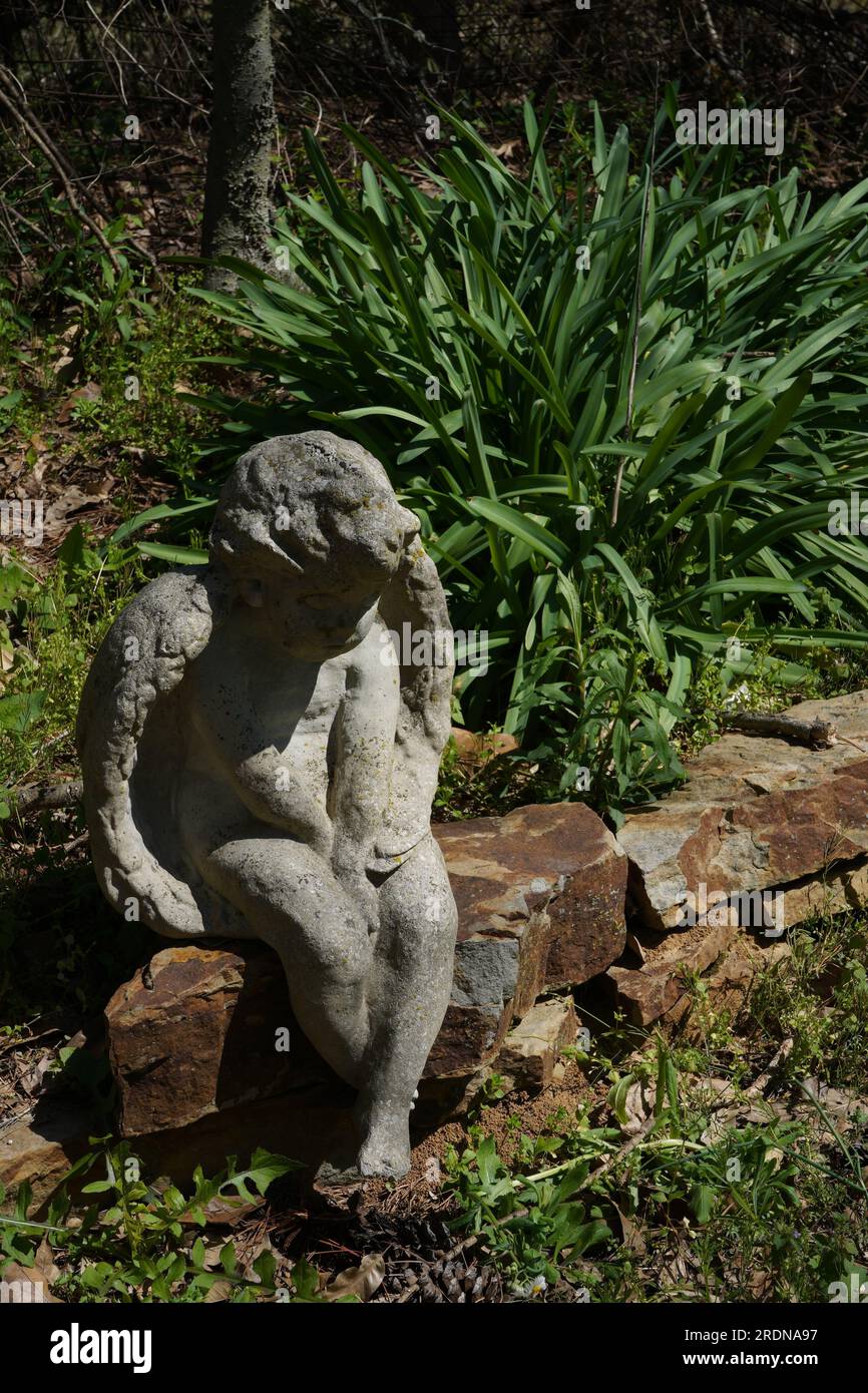 Garden Guardian Angel Stockfoto