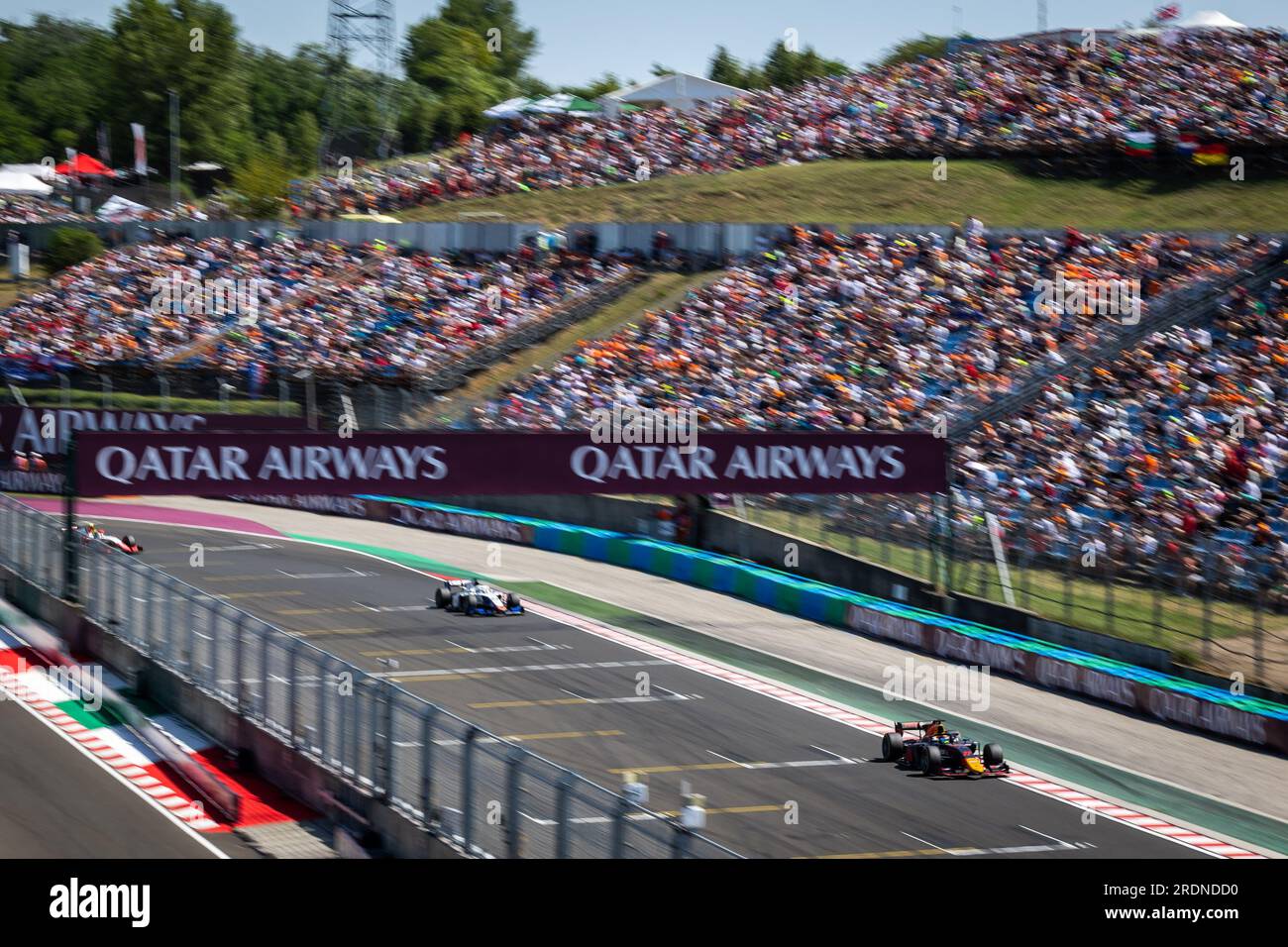 11 IWASA Ayumu (jpn), DAMS, Dallara F2, Action während der 9. Runde der FIA-Formel-2-Meisterschaft 2023 vom 21. Bis 23. Juli 2023 auf dem Hungaroring in Mogyorod, Ungarn Stockfoto