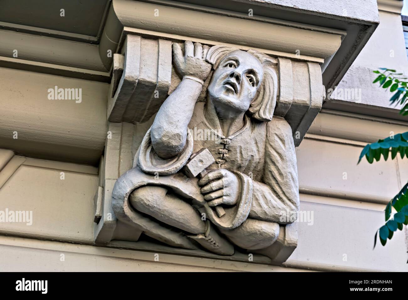 Clinton Hill Historic District: 476 Clinton Avenue/20 Gates Avenue, Royal Castle, Beaux Arts Apartment Gebäude von Wortmann & Braun, erbaut 1913. Stockfoto