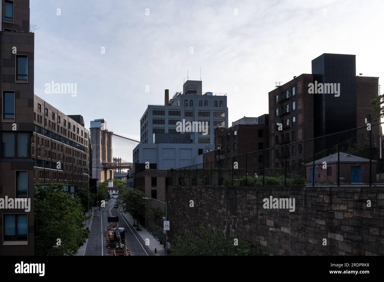 Architektonische Details von Brooklyn, einem der fünf Stadtteile von New York City am westlichsten Rand von Long Island, US-Bundesstaat New York Stockfoto