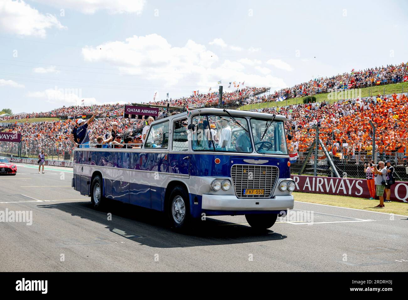 Budapest, Ungarn. 23. Juli 2023. Driver Parade, F1 Grand Prix von Ungarn am 23. Juli 2023 in Ungarn. (Foto von HIGH TWO) dpa/Alamy Live News Stockfoto