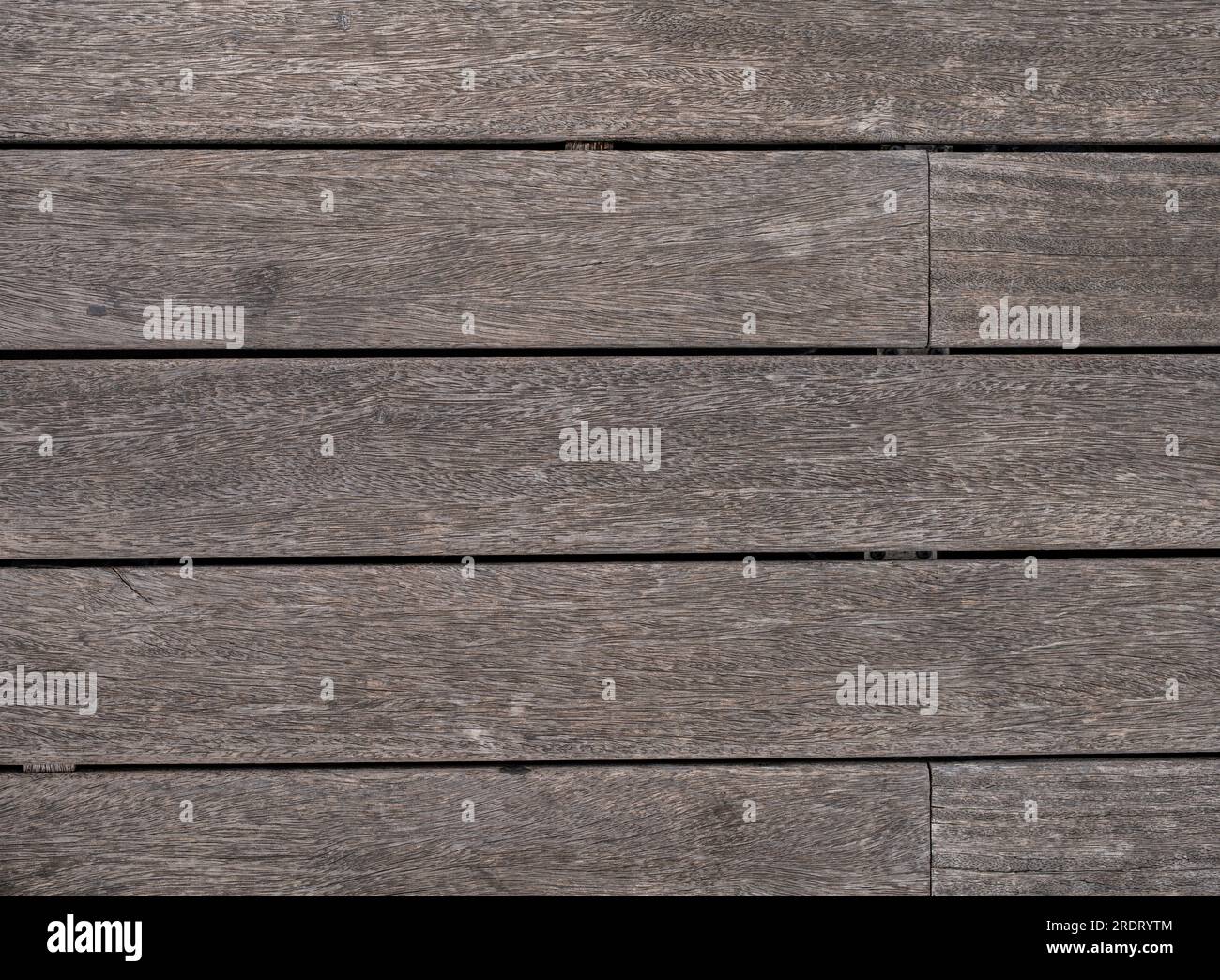 Holzbohlen zeichnen die Struktur oder den Hintergrund im Nahbereich auf Stockfoto