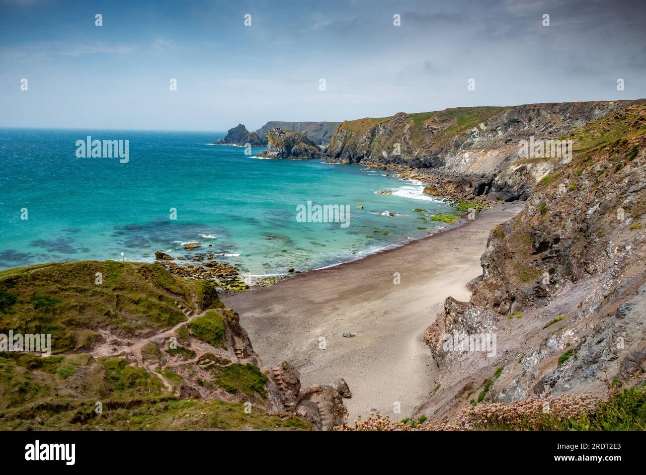 Südwestküste Pfad, Helston, Großbritannien Stockfoto