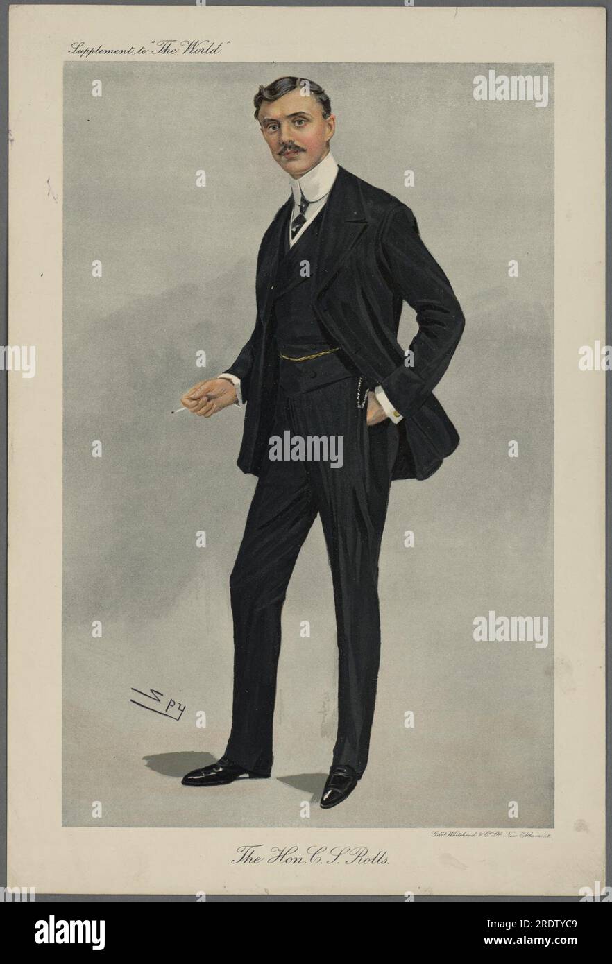 The Hont. C. J. Rolls 1900er von Gilbert Whitehead & Co Stockfoto
