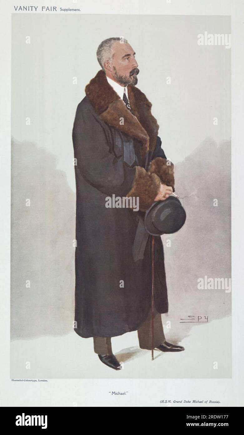 Michael 22 Januar 1908 von Leslie ward Stockfoto