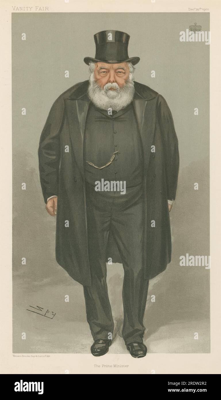 Premierminister - Vanity Fair. "Der Premierminister". Dritter Marquis von Salisbury. 20. Dezember 1900 1900 von Leslie ward Stockfoto