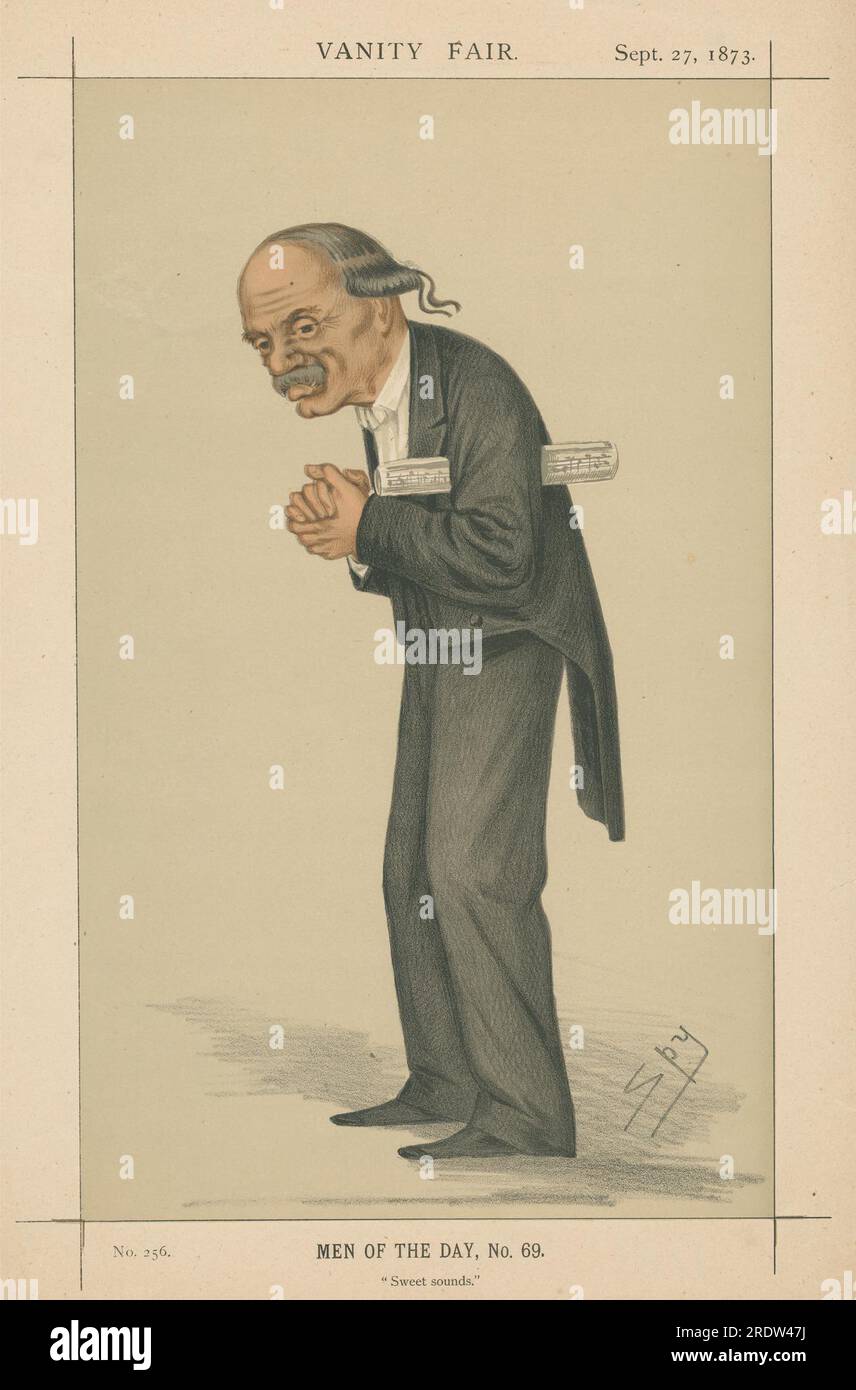 Vanity Fair: Musiker; "Sweet Sounds", Sir J. Benedict, 27. September 1873 1873 von Leslie ward Stockfoto