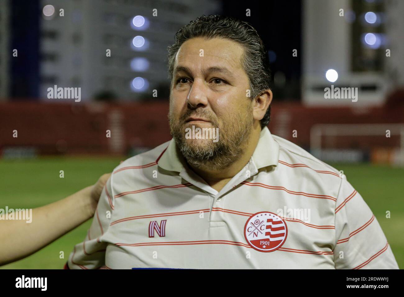 Recife, Brasilien. 23. Juli 2023. PE - RECIFE - 23/07/2023 - BRASILEIRO C 2023, NAUTICO X REMO - Marcelo Marchiori Trainer von Nautico während eines Spiels gegen Remo im Aflitos Stadion für die brasilianische Meisterschaft C 2023. Foto: Rafael Vieira/AGIF/Sipa USA Kredit: SIPA USA/Alamy Live News Stockfoto