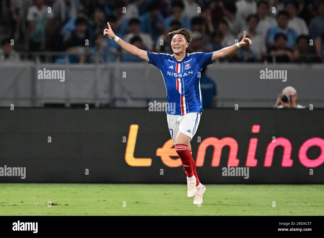 Nationalstadion, Tokio, Japan. 23. Juli 2023. Ken Matsubara (F. Marinos), 23. Juli 2023 - Fußball/Fußball : Freundschaftsspiel zwischen Yokohama F. Marinos 3-5 Manchester City im Nationalstadion, Tokio, Japan. Kredit: MATSUO.K/AFLO SPORT/Alamy Live News Stockfoto