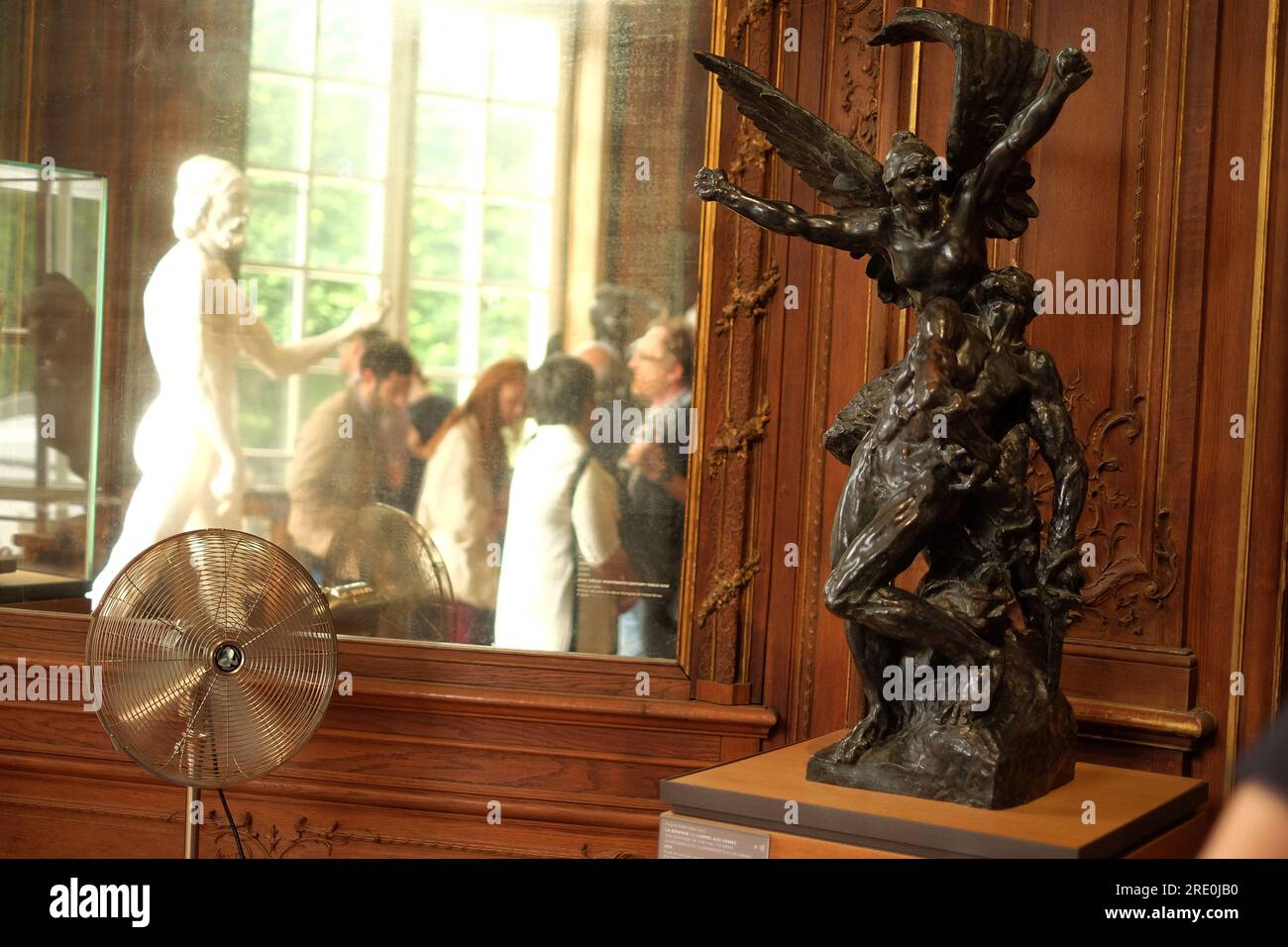Das Musée Rodin La Defense, auch bekannt als der Aufruf zum Waffen, ist eine Skulptur von Auguste Rodin. Stockfoto