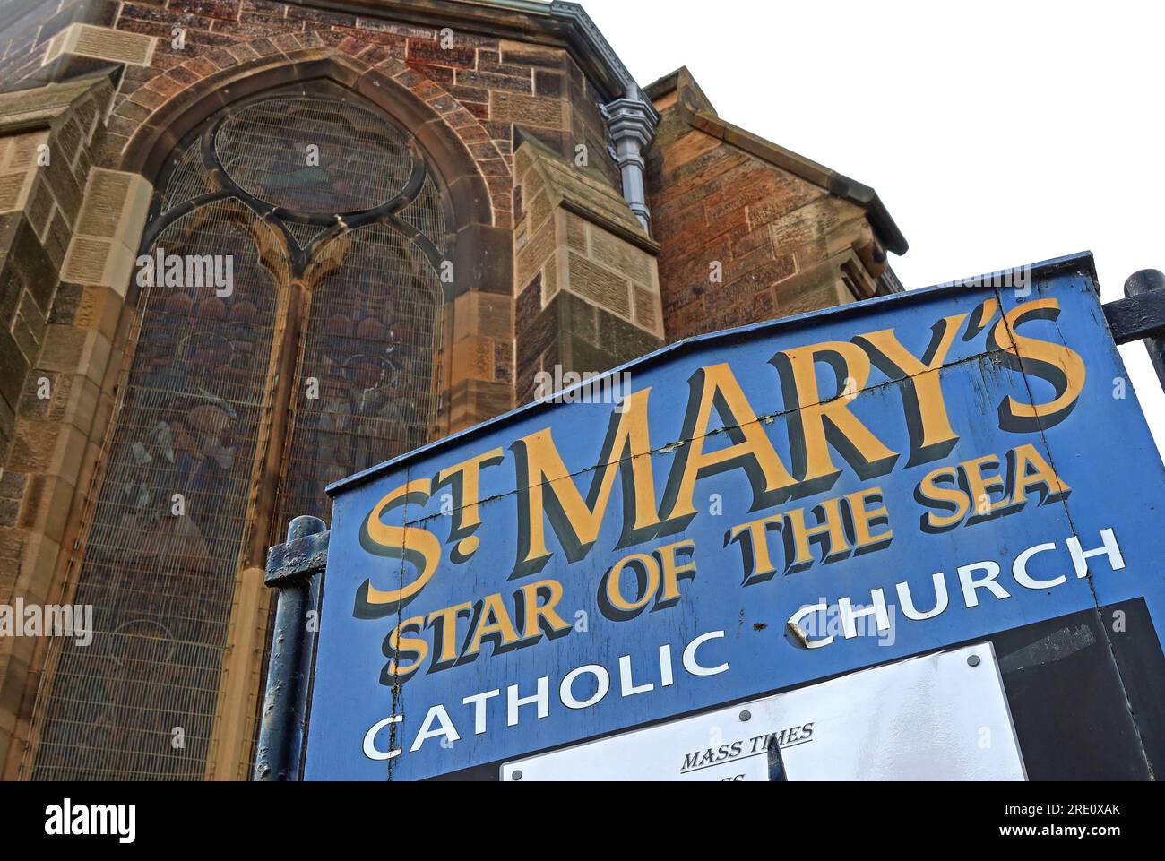 St. Marys Stern Des Meeres, Katholische Kirche, 106 Constitution Street, Leith, Edinburgh, Schottland, EH6 6AW Stockfoto