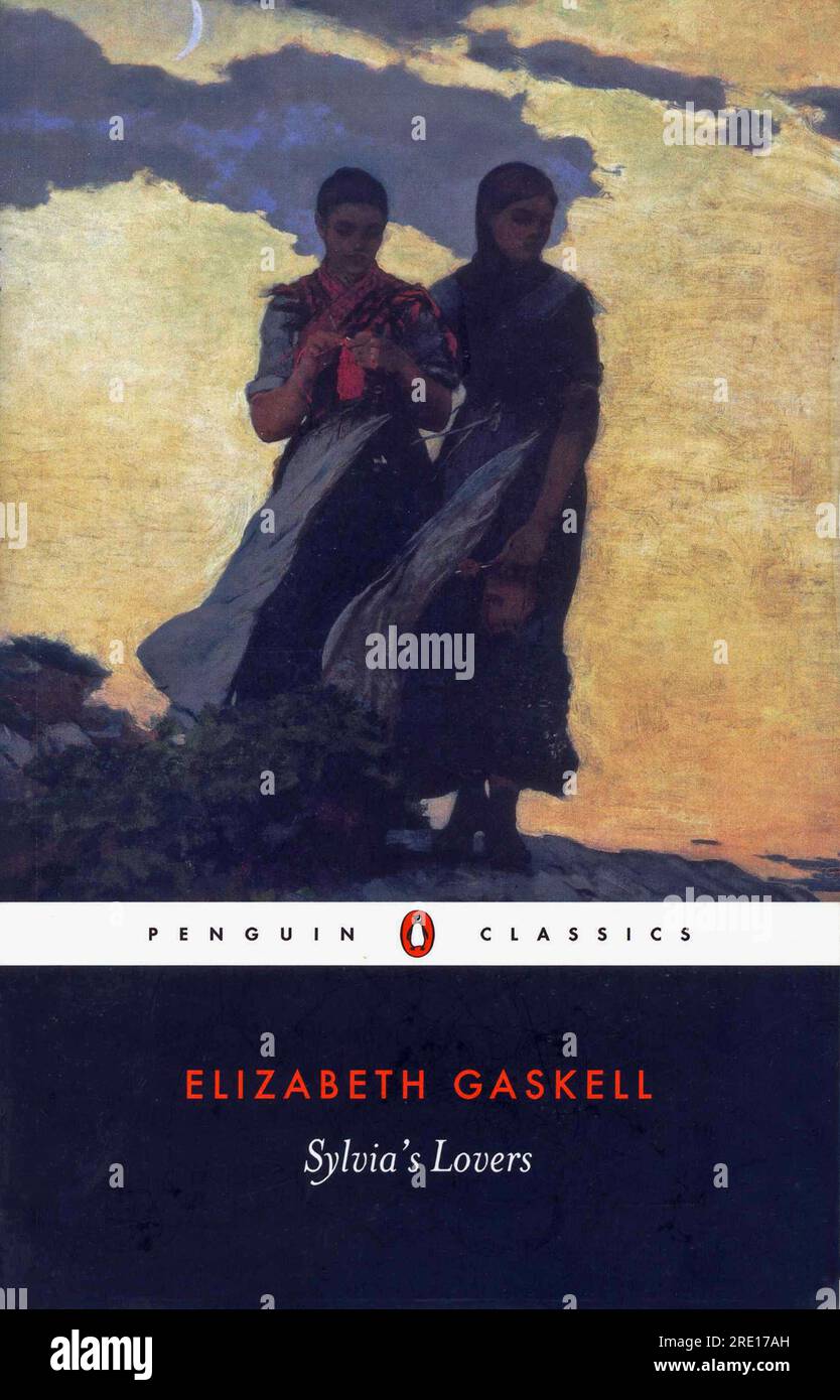 Bucheinband „Sylvia's Lovers“ von Elizabeth Gaskell. Pinguinklassiker. Stockfoto