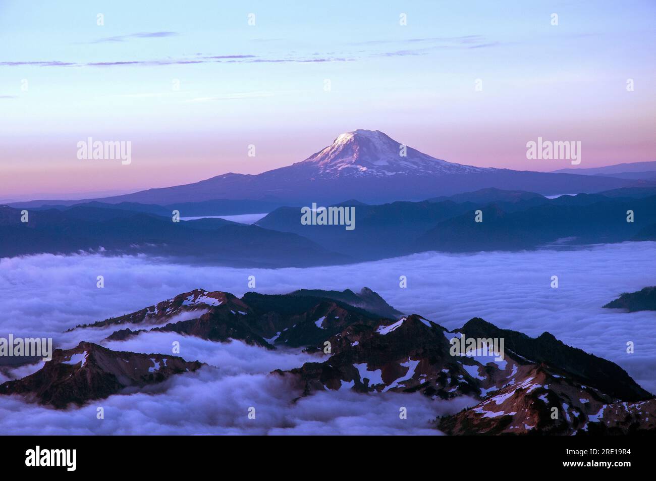 Mount Rainer, Washington Stockfoto