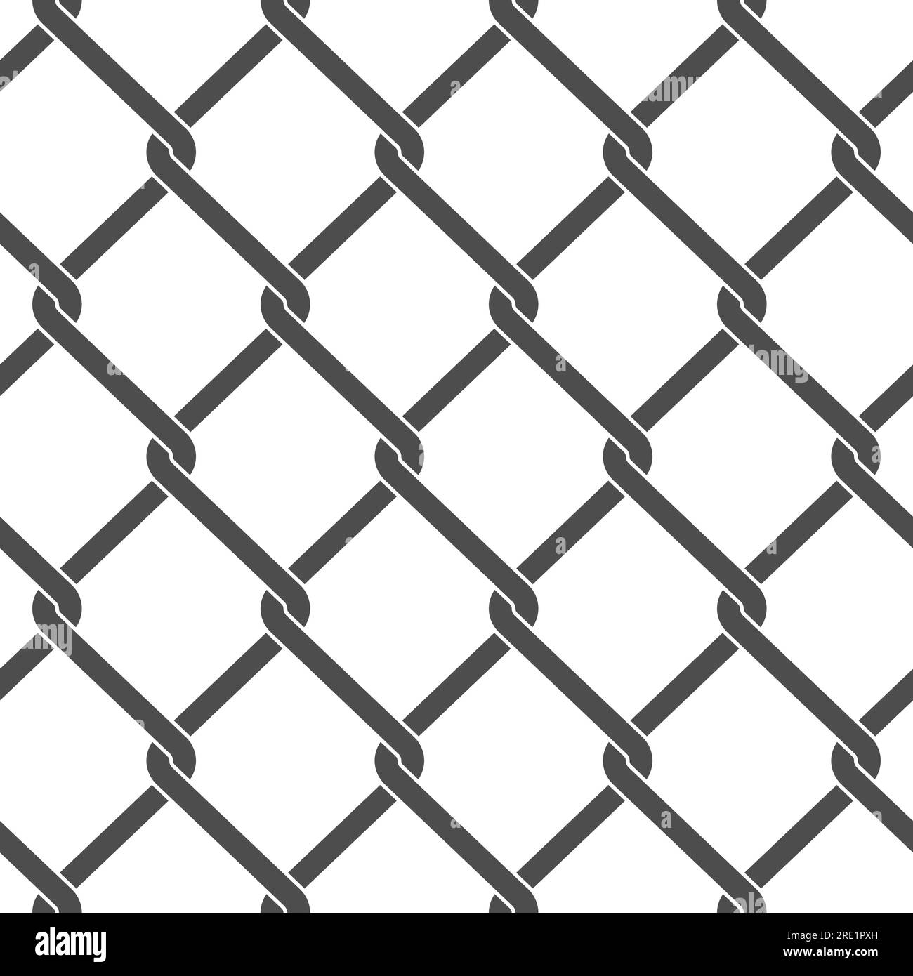 Nahtloses Muster mit Netzgewebe. Schwarzer und weißer Vektorhintergrund auf weißem Hintergrund. Stock Vektor