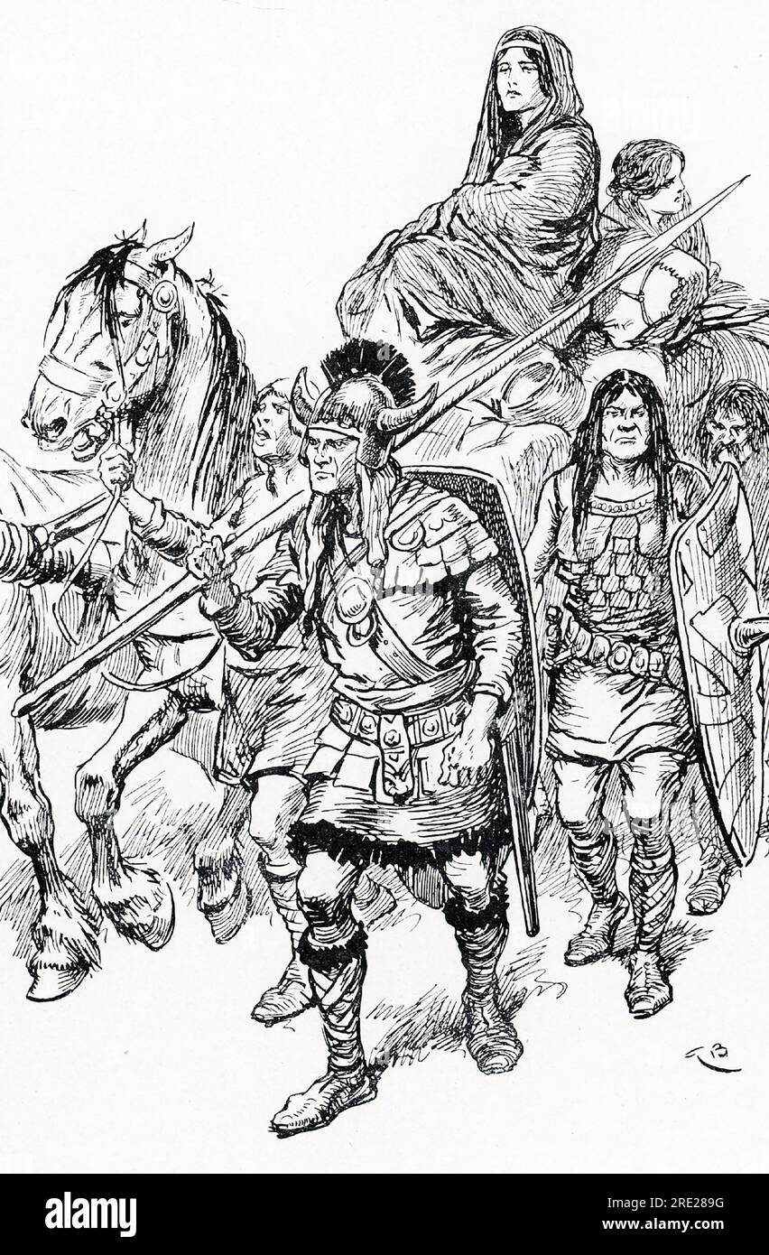 Diese Abbildung zeigt, wie Astrid mit all den Wertsachen, die sie