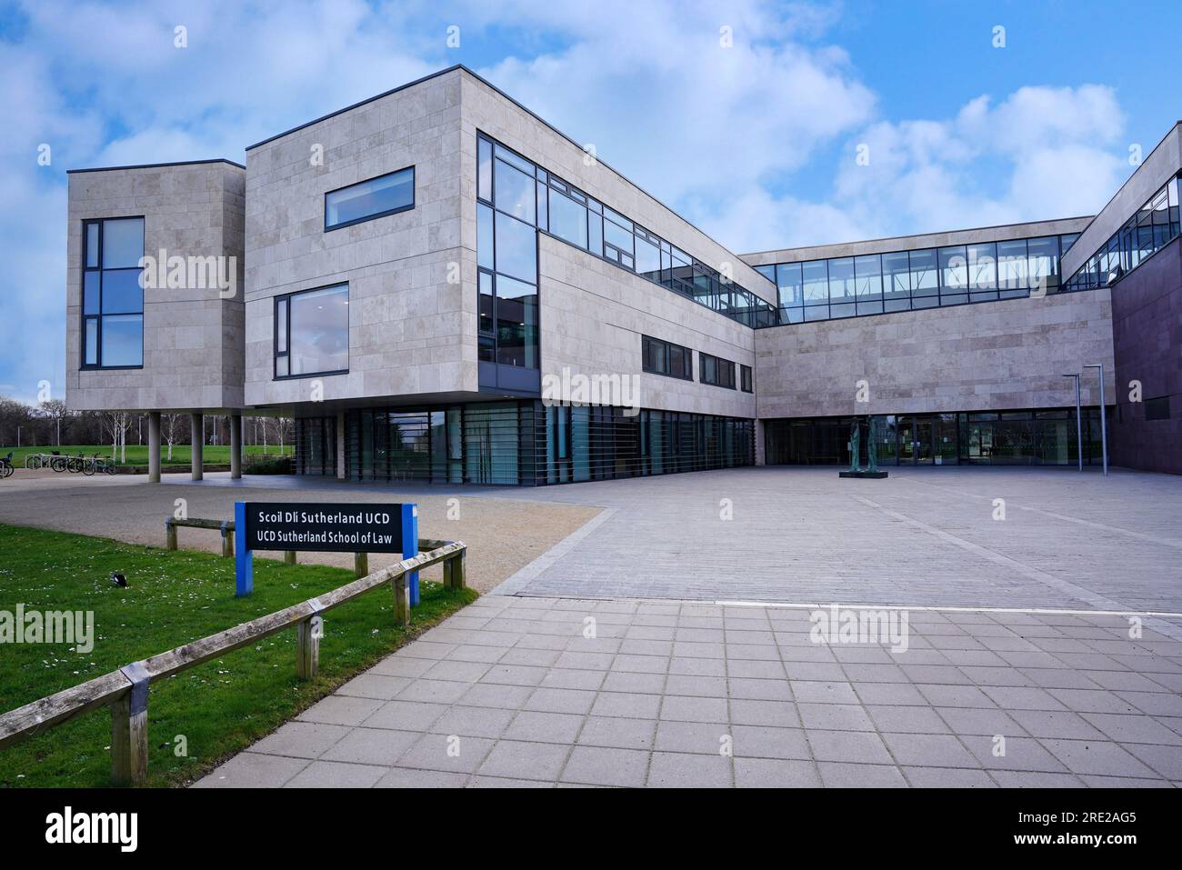 Gebäude der Jura-Fakultät des University College, Dublin Stockfoto