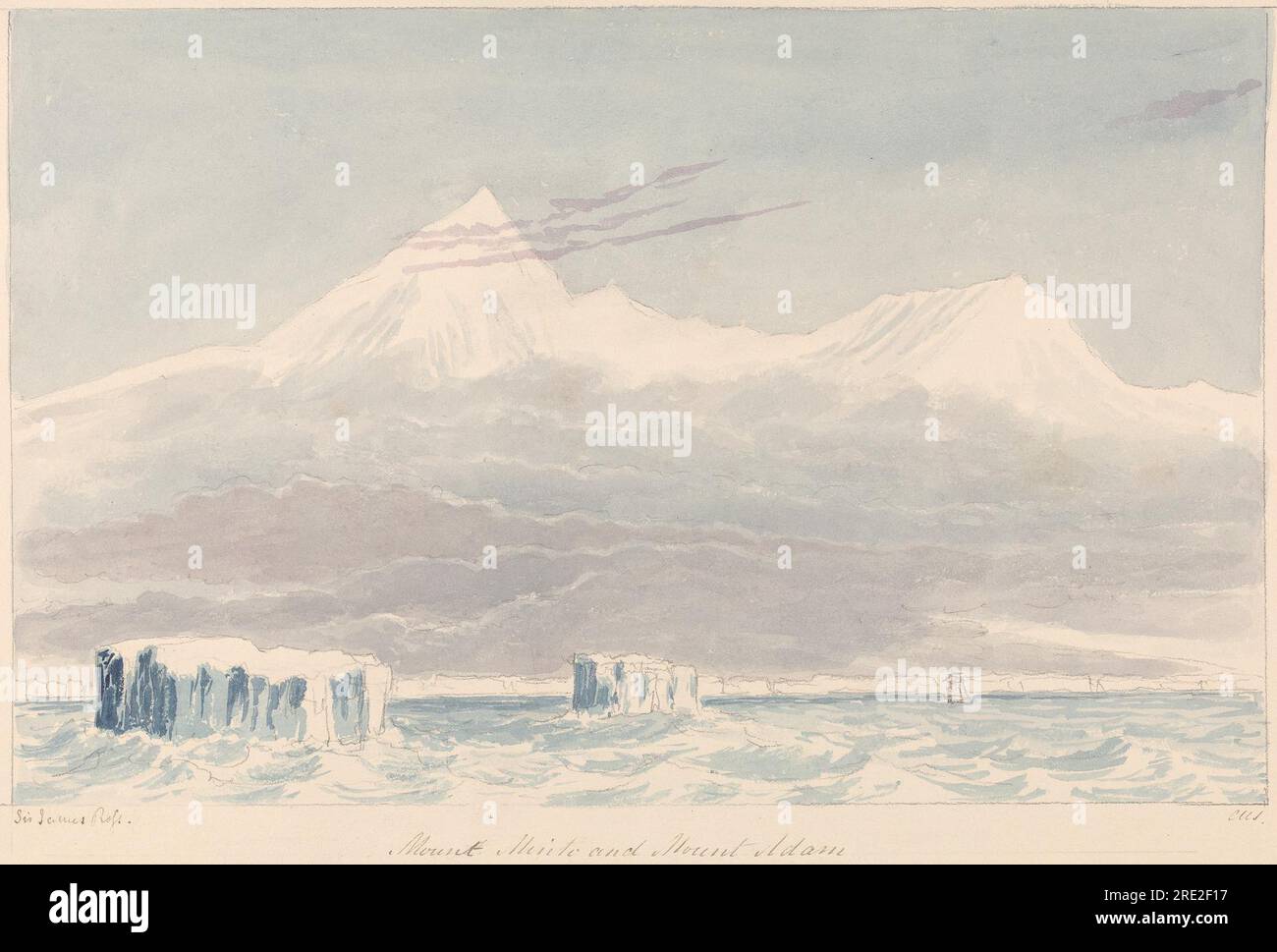 Mount Minto und Mount Adam von Charles Hamilton Smith Stockfoto