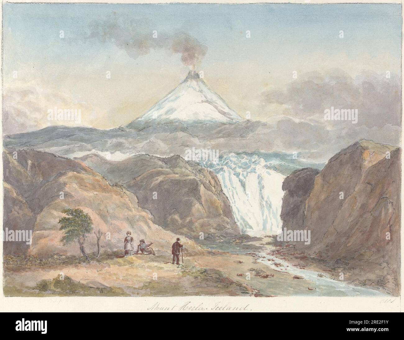 Mount Hecla Iceland von Charles Hamilton Smith Stockfoto