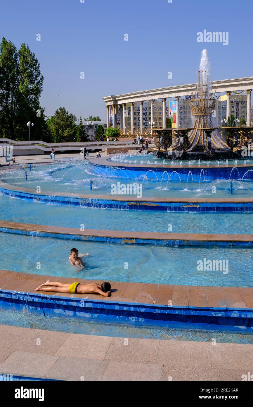 Kasachstan, Almaty. Im President's Park. Stockfoto