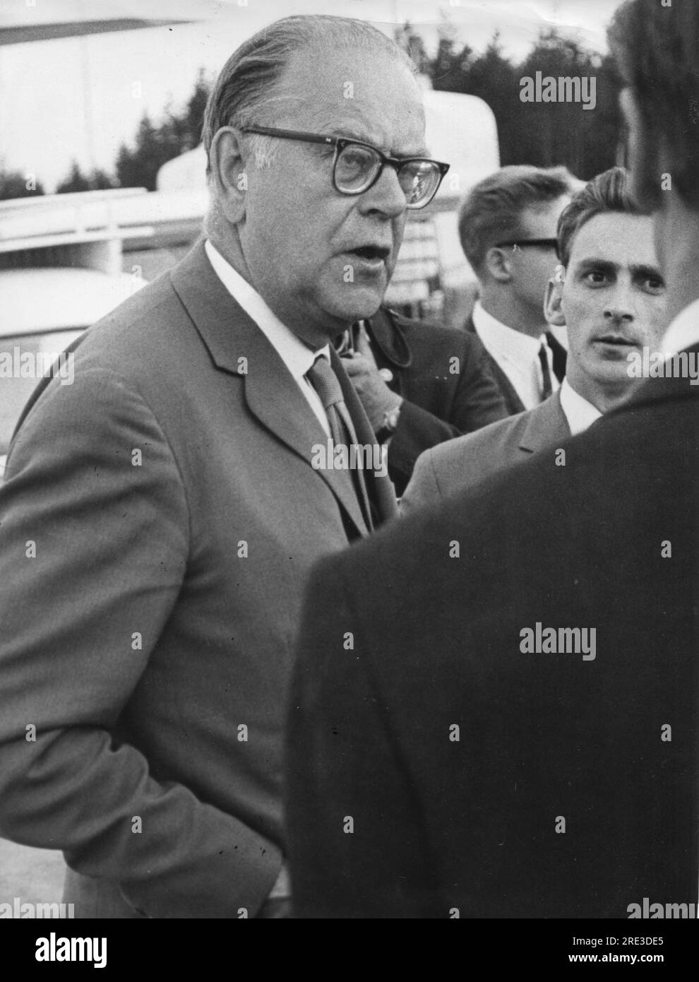 Erlander, Tag, 13.6.1901 - 21,6.1985, schwedischer Politiker (SAP), ADDITIONAL-RIGHTS-CLEARANCE-INFO-NOT-AVAILABLE Stockfoto